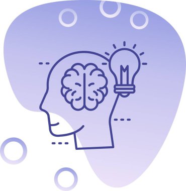 yaratıcı beyin fikir simgesi