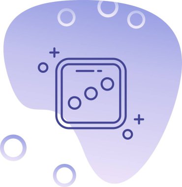 Benzersiz fikir ikonu vektör illüstrasyonu