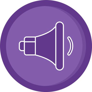 vektör sözcüsü Simgesi illüstrasyonu