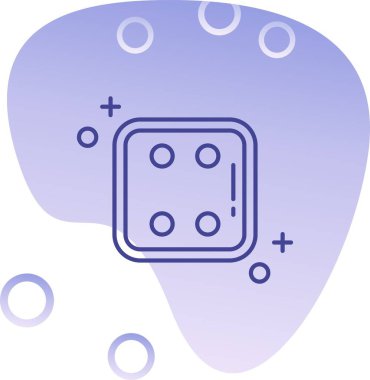 beyin ikonu vektör illüstrasyonu