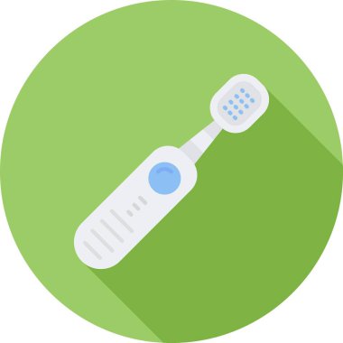 bebek diş fırçası simgesi, vektör illüstrasyonu