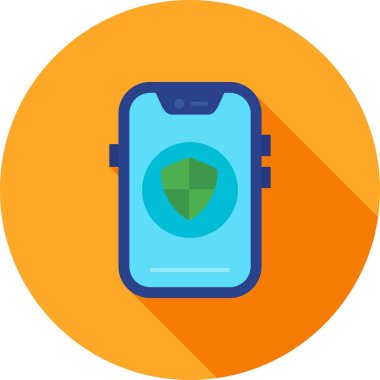 akıllı telefon simgesi vektör çizimi