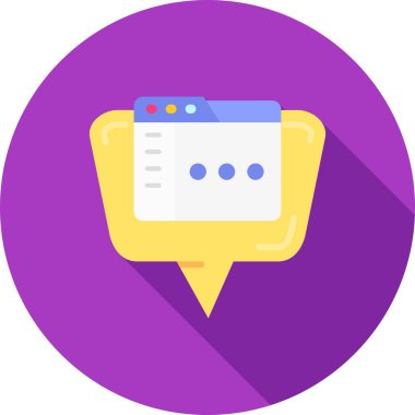 İleti sohbet simgesi