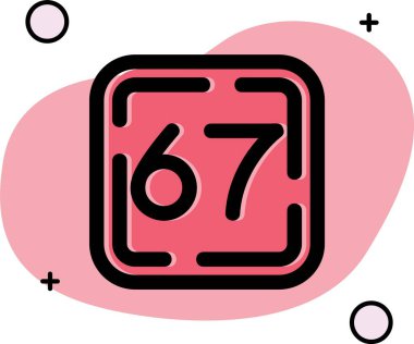 Beyaz arkaplanın vektör simgesi