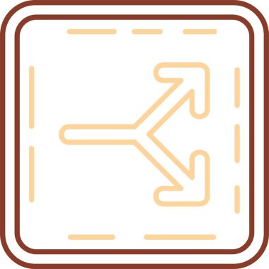 ok simgesi vektör illüstrasyonu