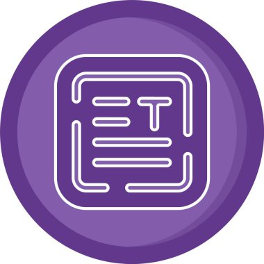 Güzel Çin sembolü vektör simgesi