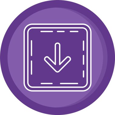 ok simgesinin vektör illüstrasyonu