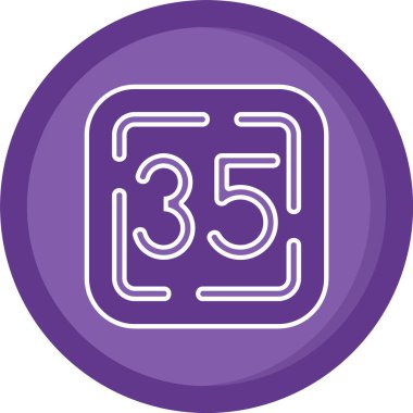 Kişisel ve ticari olarak 3d vektörü simgesi.