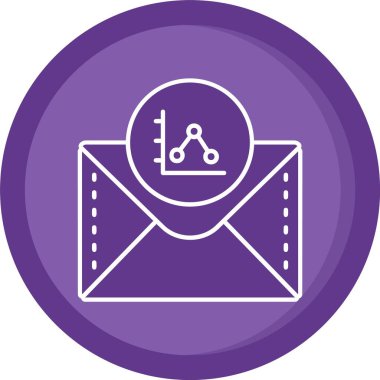 E- posta Pazarlama Simgesi vektör çizimi