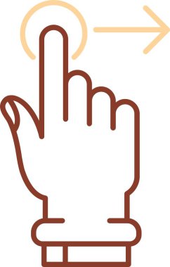 işaret eden işaret simgesi, özet biçimi