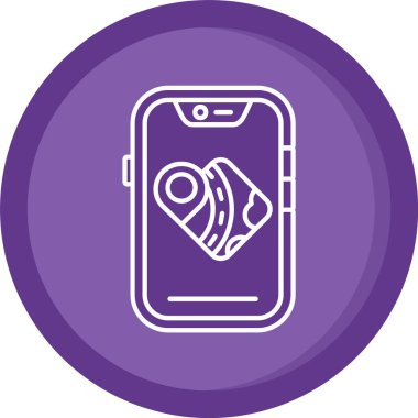 Vektör Mobil simge illüstrasyonu