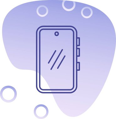 telefon simgesi, vektör illüstrasyonu