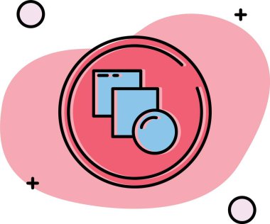 Kamera simgesi tasarım vektörü