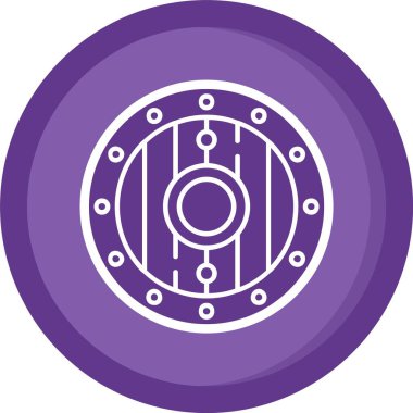 Eşsiz Fan Vektörü Kabartma Simgesi