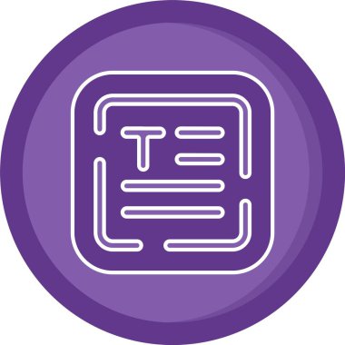 Vektör evrensel simgesi Trendy bakmak.