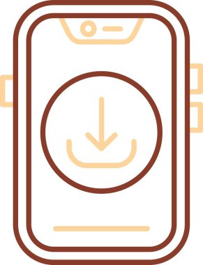 vektör cep telefon simgesi