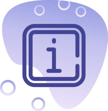 Modern b 'nin vektör illüstrasyonu eksik simgesi