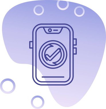 telefon simgesi, vektör illüstrasyonu