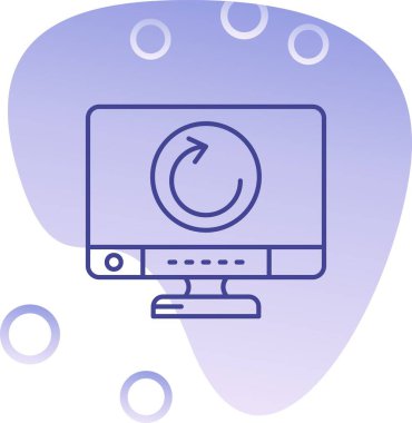 seo modern simgesinin vektör illüstrasyonu