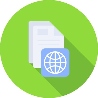 Dosya vektör simgesi modern basit vektör illüstrasyonu