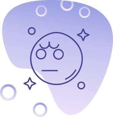 Beyin. Web simgesi basit illüstrasyon