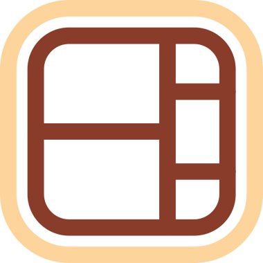 Modern bir simgenin vektör illüstrasyonu