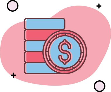 para simgesi vektör illüstrasyonu