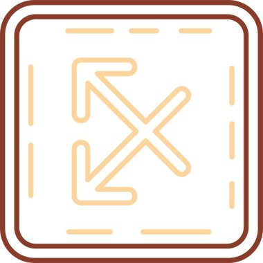 Yol işaretinin vektör illüstrasyonu