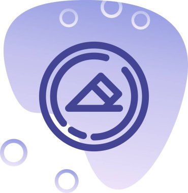 Mavi ve beyaz arkaplanın vektör çizimi