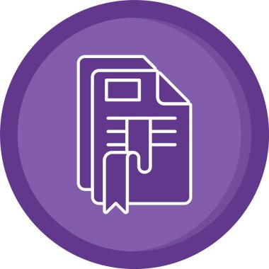 vektör belgesi simgesi