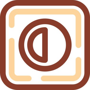 güzel çikolata vektör simgesi