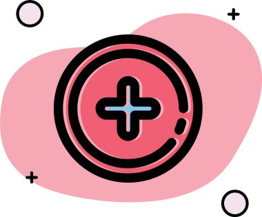 Eşsiz renkli ay ve beyaz arkaplanda yıldızlar