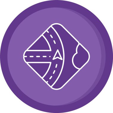 Benzersiz harita pin simgesi simgesi