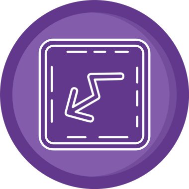 Proje simgeniz için sol yön oku