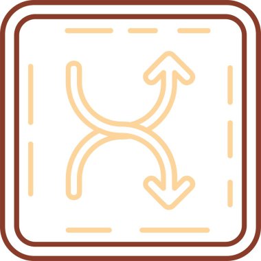 yön ok sağ simge vektör illüstrasyonu