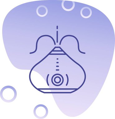 Bowling topunun vektör illüstrasyonu