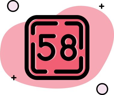 Kırmızı ve siyah kalbin vektör çizimi