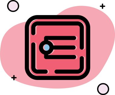 Kişisel ve ticari kullanım için vektör simgesi tasarımı.