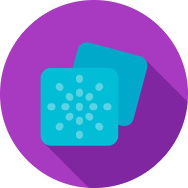 İzole edilmiş tek bir buz simgesinin vektör çizimi