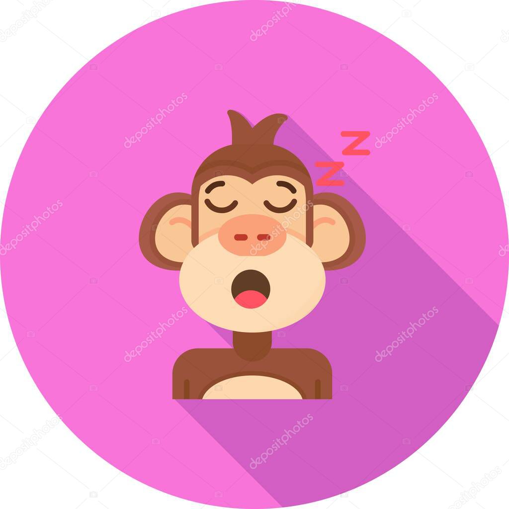 Monkey icon vector illustration