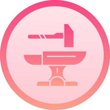 Tuvalet kabı ikonu vektör illüstrasyonu