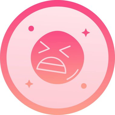 emoji emoji simgesi tasarımı, renkli vektör illüstrasyonu