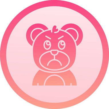 Benzersiz emoji vektör simgesi