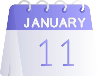 Takvim gününde 10 Ocak takvimi.