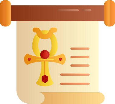 Mumlu bir haçın vektör illüstrasyonu