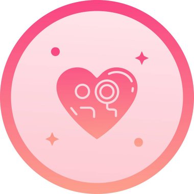 vektör aşk ağı simgesi