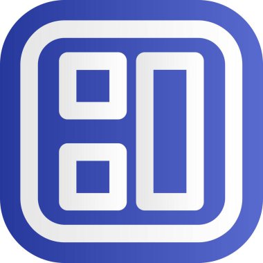 0 numaralı logo simgesi tasarımı