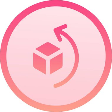 Kişisel ve ticari kullanım için kutu vektör simgesi simgesi vektör çizimi..