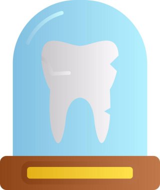 Diş. Web simgesi basit illüstrasyon