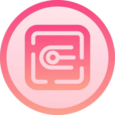 güzel cd vektör çizgisi simgesi